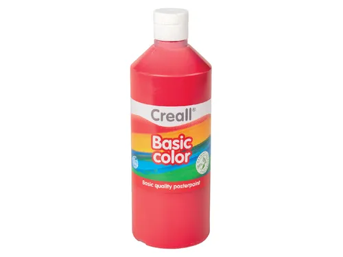 Plakkaatverf Creall basic donkerrood 500ml