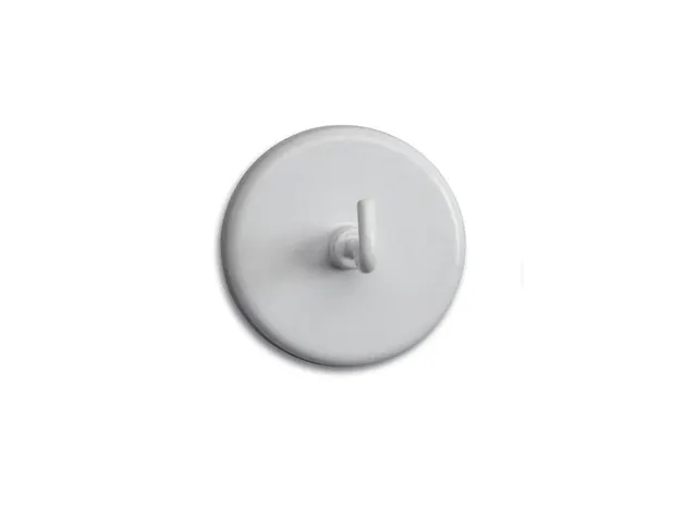 Magneet met haak MAUL 47mm trekkracht 15kg wit