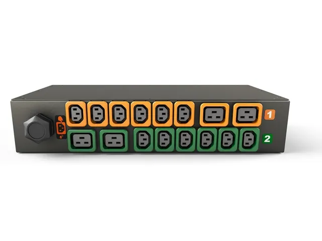 Vertiv Geist GI30032L, Gecontroleerd, 2U, Horizontaal, Zwart, LED, 16