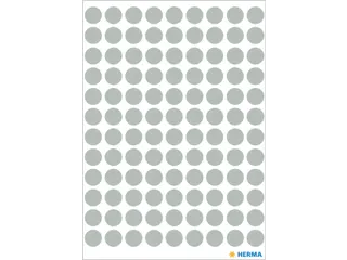 HERMA 1838 Multipurpose etiketten Rond 8mm Grijs 540 stuks - 5
