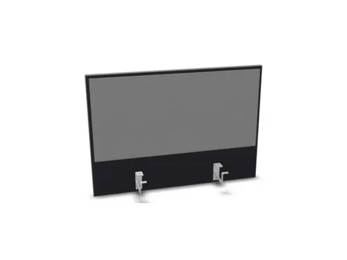 opzetpaneel,v. bureau,aanbouw achter,B 800mm,CC-zwart,BN8078-grijs