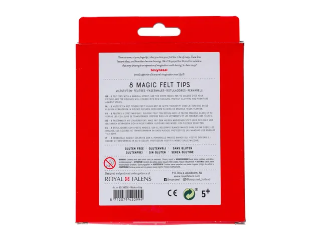 Feutre Bruynzeel Kids Magic set 8 couleurs