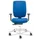 Bureaustoel,Synchroonmech.,Armleuningen Verst.,Zitting Stof Blauw