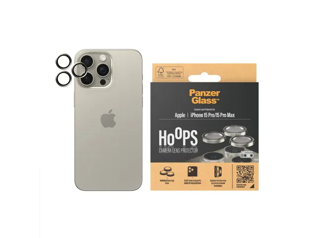 Panzerglass Hoops Camera Lens Protector Iphone 15 Pro | 15 Pro Max Met