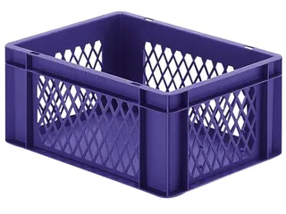 Euronorm-Stapelbak 15l H X L X B 175x400x300mm Blauw - 1