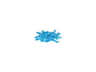 Haarnet CMT clip non-woven M 50cm PP blauw 100 stuks - 6