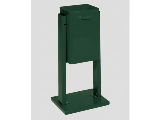 Afvalbak 40 Liter Met Bodemplaat Dak Mosgroen