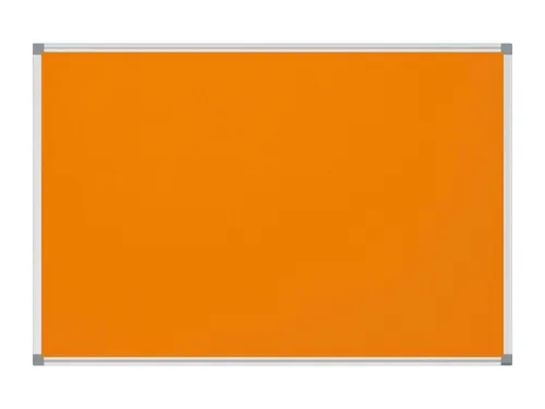 Prikbord MAULstandaard 90x120cm Textiel Oranje