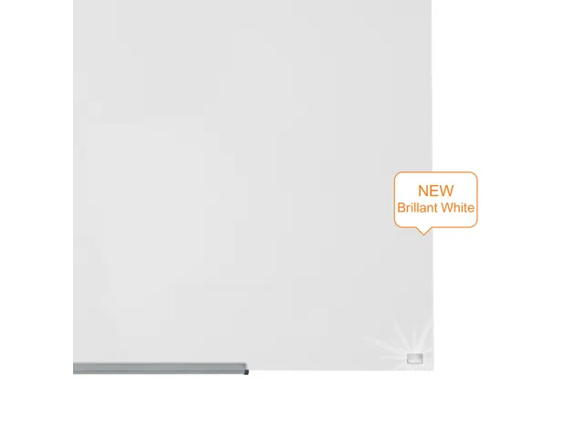 Nobo Diamond Glasbord Wit 71x126cm Impression Pro