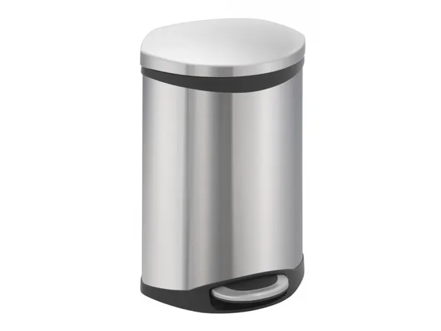 Pedaalemmer Shell Bin 10 Liter Mat RVS