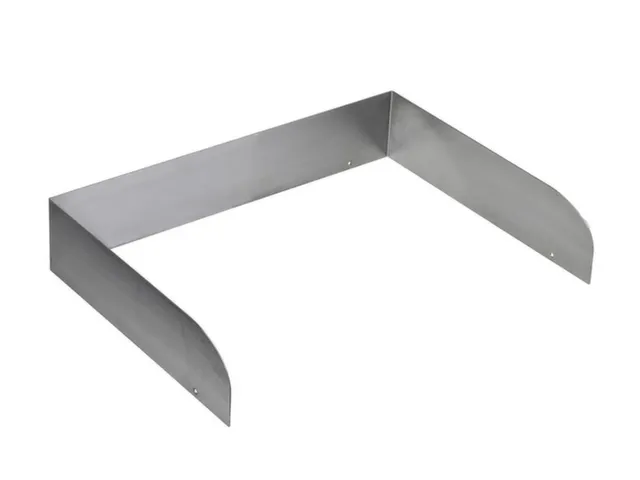 Ladesteun geborsteld roestvrij staal