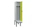locker voor scheiding van kleding,HxBxD 2120x400x815mm,1vak