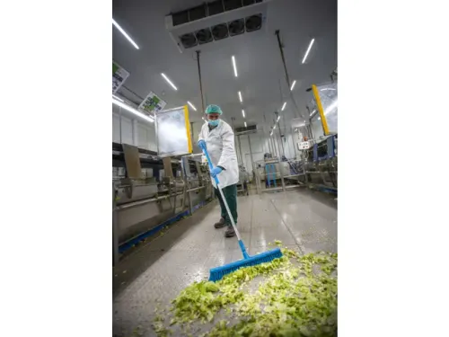 Vikan Hygiene combiveger hard/zachte vezels 610mm paars