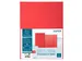 50 dossiermappen met 2 kleppen SUPER 250 24x32cm-Rood