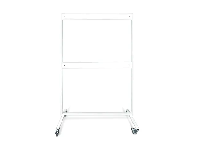 Verrijdbaar onderstel voor RC borden vanaf 120x150cm wit