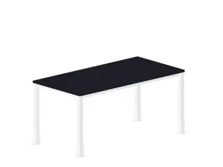 In hoogte verstelbaar bureau,HxBxD 720-840x1600x800mm,CC-zwart - 2
