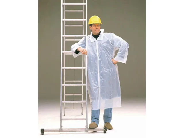 Intersafe LD-PE wegwerpjas, wit, maat XL, per stuk