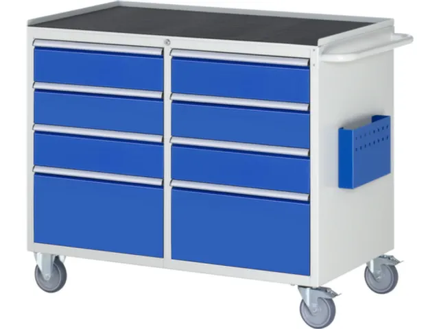 gereedschapswagen,HxBxD 795x770x650mm,beukblad,draagverm. 450kg