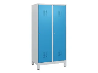 schoollocker,HxBxD 1630x800x500mm,2vak,vak B 400mm,cil.-slot,voeten - 2