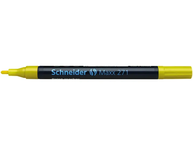 Lakmarker Schneider Maxx 271 1-2mm Geel