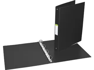 Ringmap A4 4 Ringen van 26mm O-mech Zwart - 1