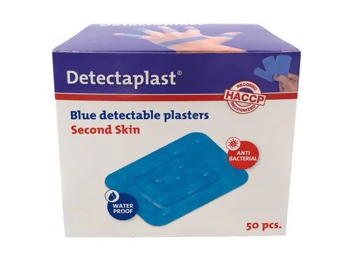 Detectaplast 7951 Pleister waterafstotend blauw 50x72mm 50 Stuks