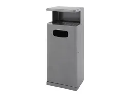 Buitenafvalbak met afdak 55 liter Antraciet
