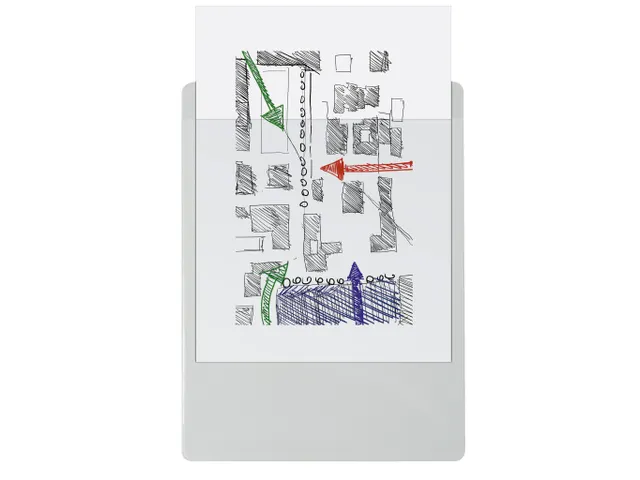 Klemplaat met insteekhoes PP A4 wit