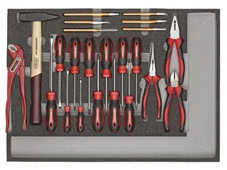 R21560005 Gereedschapsset in MECHANIC werkplaatswagen zwart 129-delig - 3