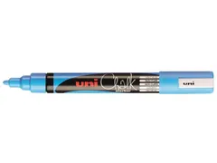 Krijtstift Uni-ball chalk rond 1.8-2.5mm lichtblauw