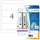 Herma 8621 Rugetiket breed 192x61mm Wit permanent klevend 40 stuks