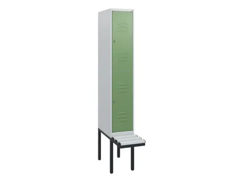 Dubbeldekse dekenkist,HxBxD 1950x300x815mm,1x2vak.,vak B 300mm