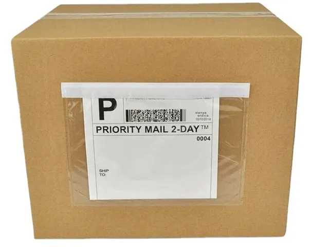 Paklijstenvelop Zelfklevend Blanco 165x122mm C6 25 micron 1000 Stuks