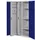 Verticale Uitschuifkast Geperf. 1950x1000x600mm 2legborden Ral5010