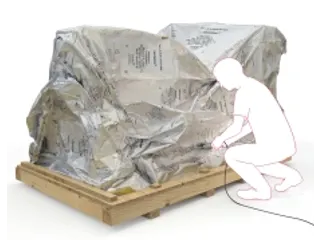 Aluminium Barrière folie Complex VACUpac 1250x0.10mmx100mtr Zilver - 1