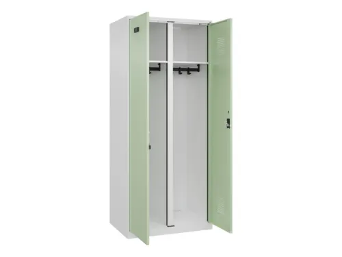 locker voor scheiding van kleding,HxBxD 1850x800x500mm,2vak