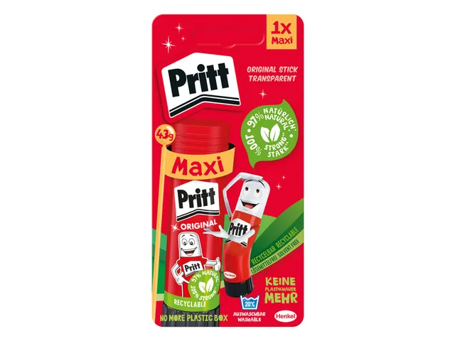 Lijmstift Pritt Original Groot 43gr op Blister