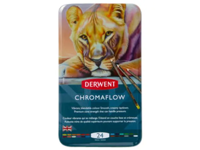 Kleurpotloden Derwent Chromaflow set à 24 kleuren