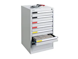 Ladekast Hxbxd 900x500x500mm 7 Laden Romp Ral7035 - 2