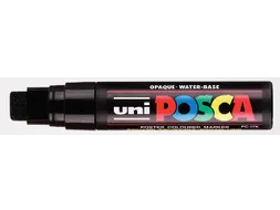 Verfstift Posca PC17K Extra Brede punt 15mm rechthoek Zwart