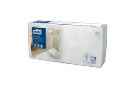 Tork Linstyle Cocktailservet Premium 1-Laags wit 23x23cm 14x100 stuks