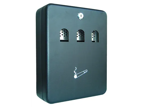 Wandasbak staal 24x30x9cm 3L met 2 sleutels