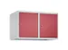 opzetkast,v. locker,2vak.,vak B 400mm,HxBxD 500x800x500mm,cilinderslot