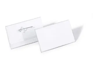 Badge Durable 8008 met speld 40x75mm - 2