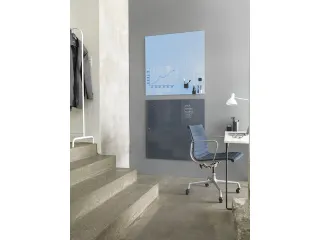 Glasmagneetbord Naga 100x100cmlichtblauw - 3