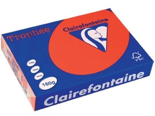 Trophée Intens gekleurd papier A4 160 gram 250vel Koraalrood