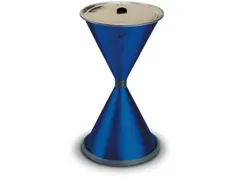 Zandasbak Staalplaat Draaimechaniek Aluminium Blauw