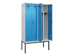 PBM-locker,HxBxD 2120x1200x500mm,4vak,vak B 300mm,draaigrendel