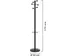 kapstok Access, hoogte 175 cm, 6 kledinghaken