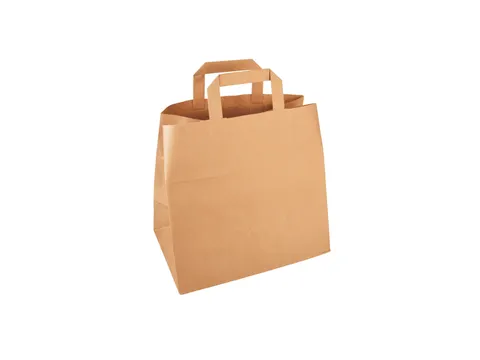 Tas IEZZY kraft papier 32x16x27cm (bxdxh) bruin 250 stuks